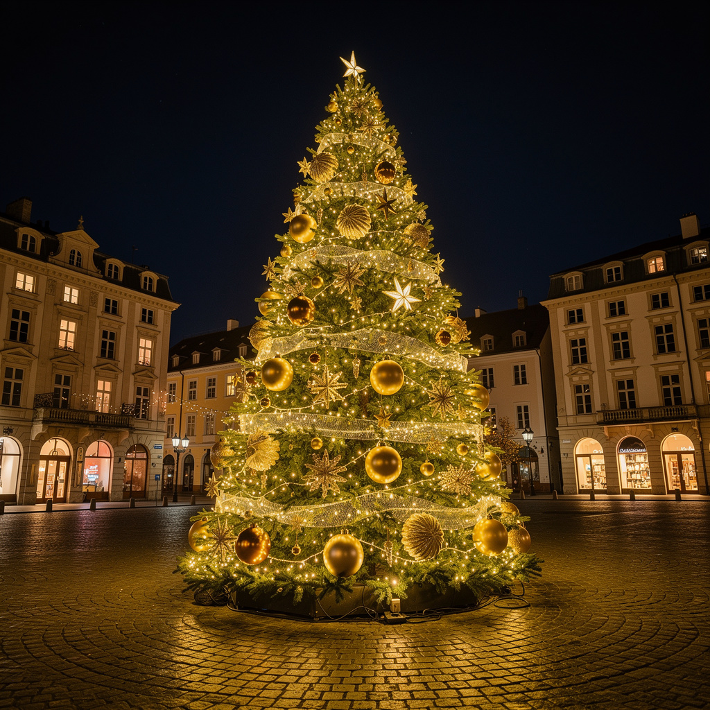 Albero LED Conico 3 metri - Noleggio Alberi Natalizi