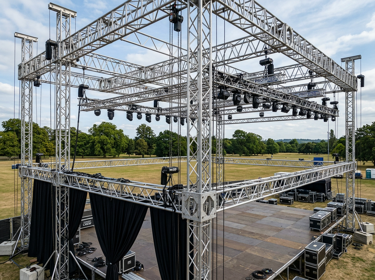 Americana Ground Support Completo - Noleggio Americane e Truss