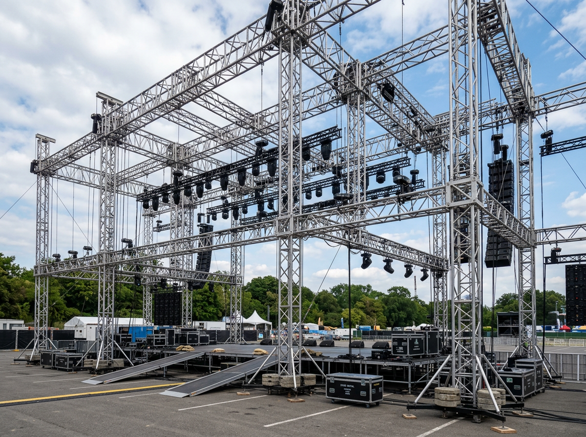 Americana Quadra 30x30 3m - Noleggio Americane e Truss