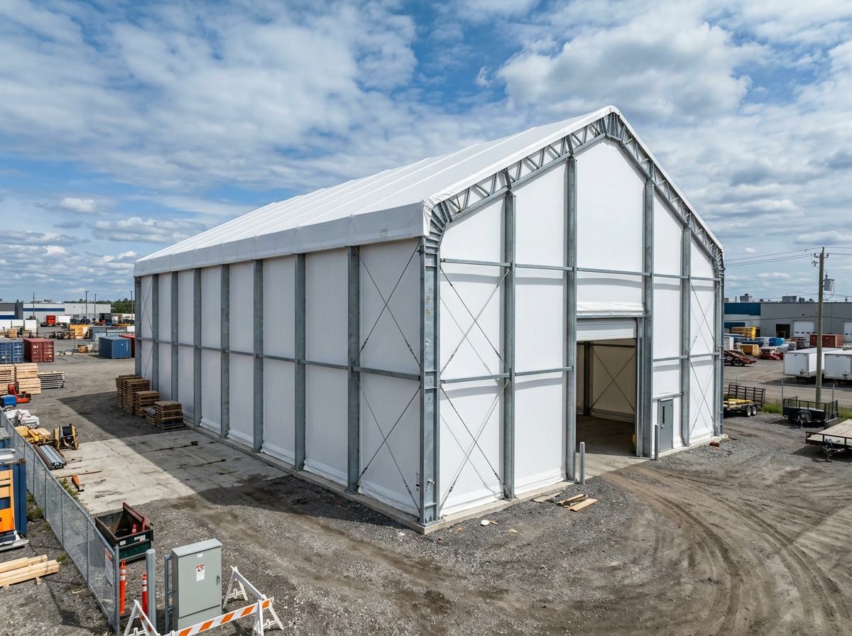 Capannone Mobile 10x8m - Noleggio Capannoni Mobili