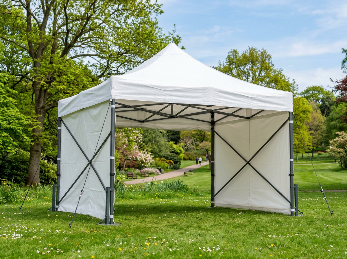 Gazebo Fisso Acciaio 5x5m - Noleggio Gazebo Fissi