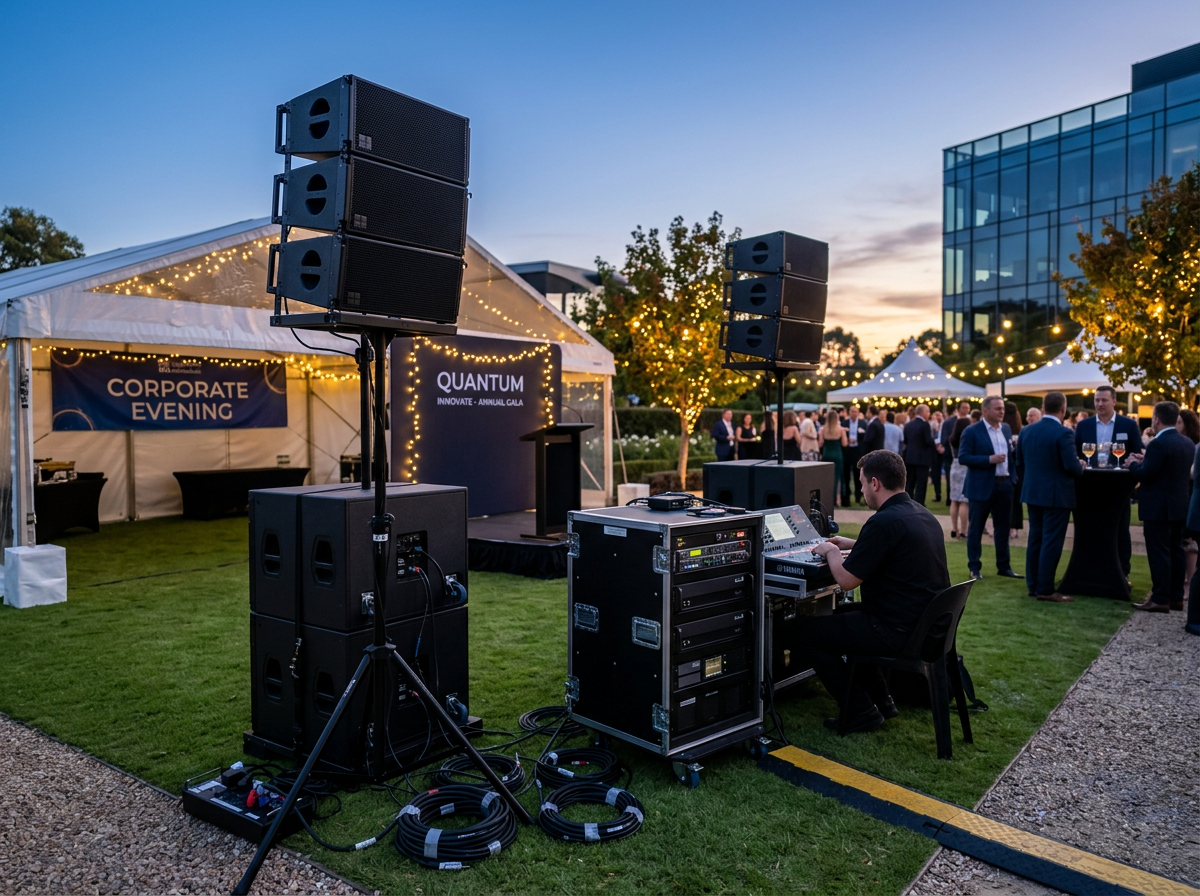 Impianto Audio 2000W Concerto - Noleggio Audio