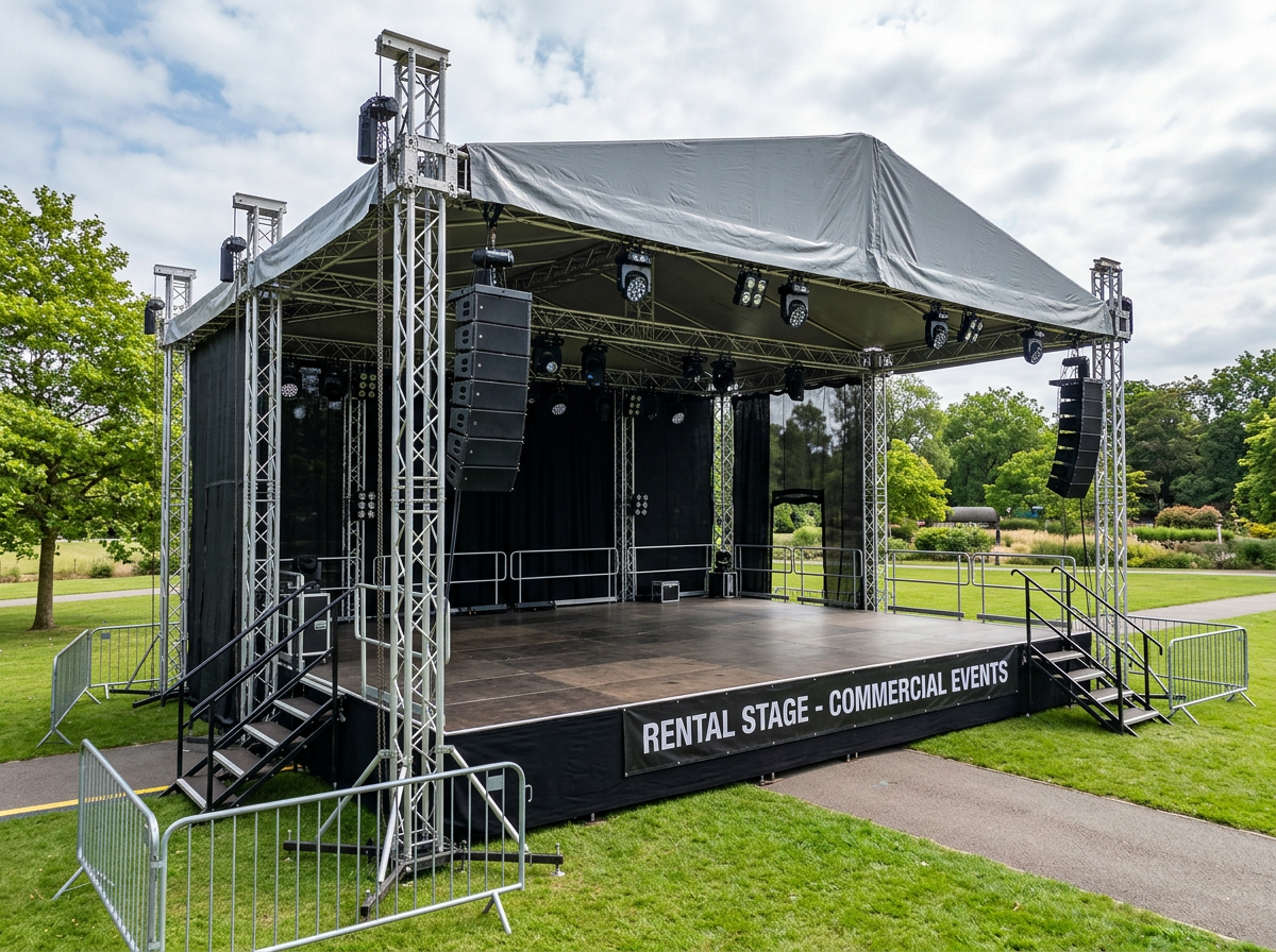 Palco Coperto 10x8m Professional - Noleggio Palchi Coperti