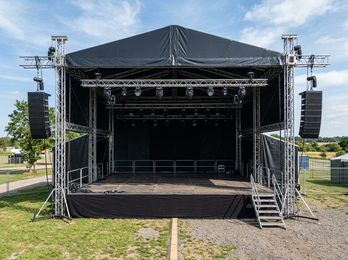 Palco Coperto 6x4m - Noleggio Palchi Coperti