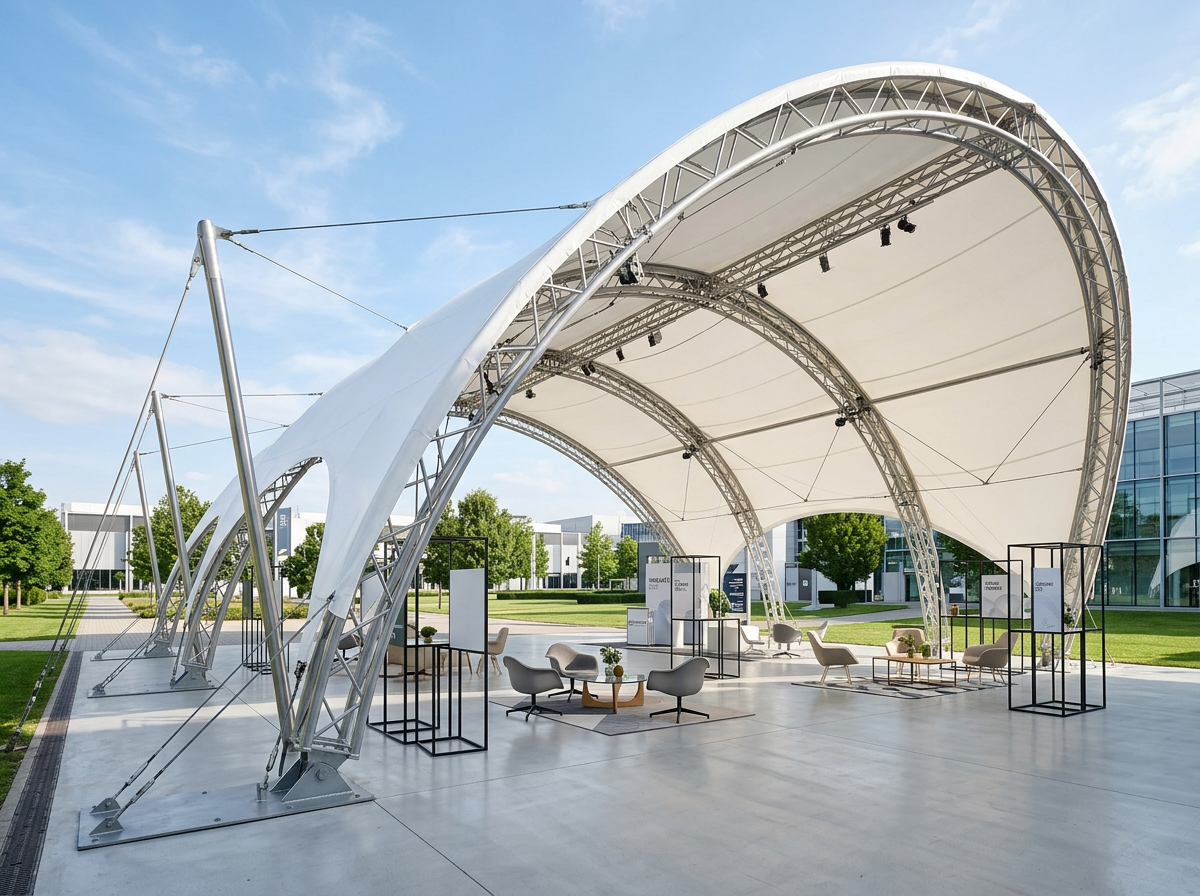 Tensostruttura ad Arco 15x8m - Noleggio Tensostrutture ad Arco