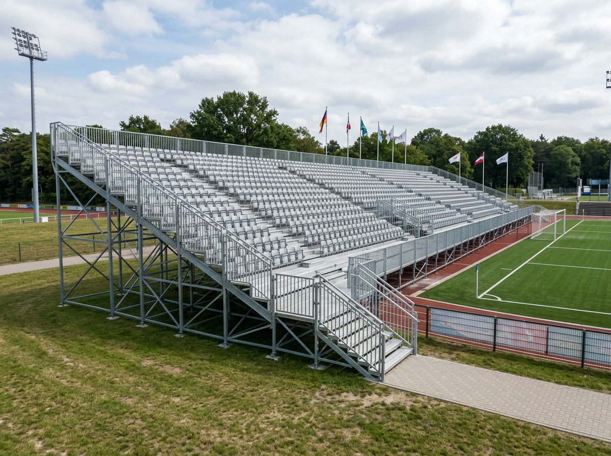 Tribuna Modulare 100 Posti - Noleggio Tribune Modulari